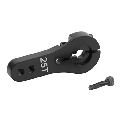Image of Servo Horn, 25mm 25T Teeth Half Aluminium Horn Arm For Futaba/Ace RC Accessory (Black)