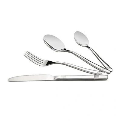 Image of Bblina 40 Piece Cutlery Sets Stainless Steel Service for 10 Person, Table Dinner Flatware Set