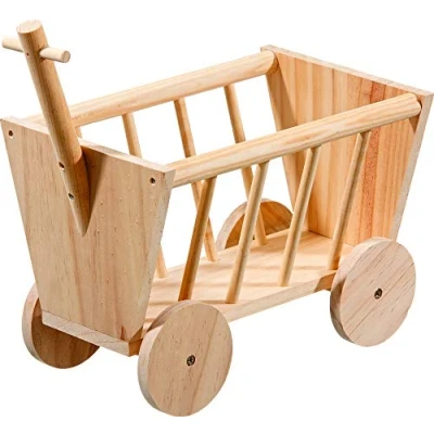 Image of Karlie Wooden Hay Rack Handcart