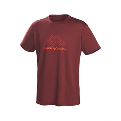 Image of Black Crevice Function Men&#039;s T Shirt, mahogany2, L
