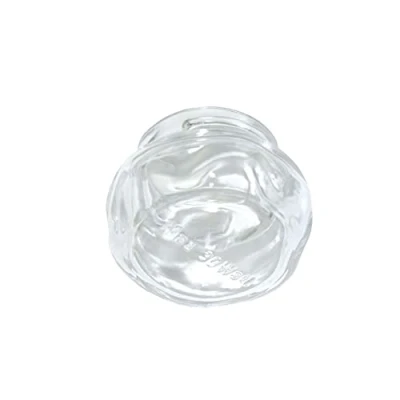 Image of Bauknecht Stove Glass Lamp Cover Genuine Part Number 481245028007 C00311267