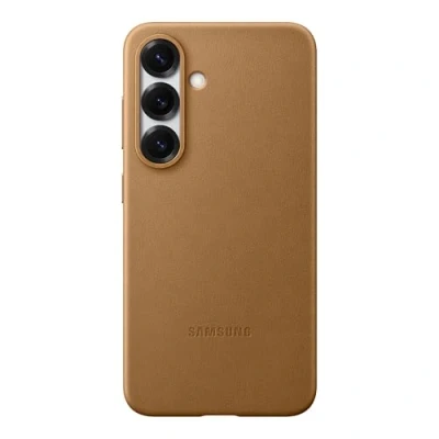 Image of Samsung Kindsuit Pu Leather Back Cover Gold Galaxy S25