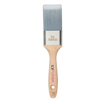 Image of ProDec Advance ABPT067 Ice Fusion Trade Professional Synthetic Paint Brush for an Ultra Smooth Finish Painting with Emulsion, Gloss and Satin Paints on Walls, Ceilings, Wood Metal, 2&quot; 50mm, Grey