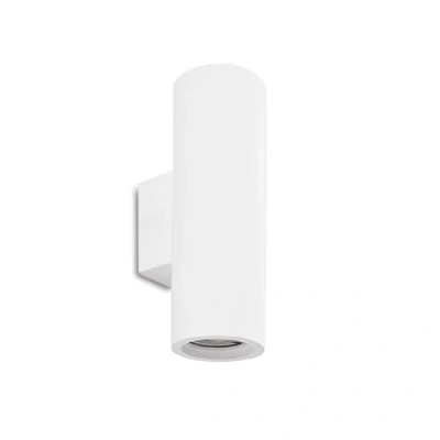 Image of Integral LED Kos Indoor Decorative Paintable Plaster Up &amp; Down Wall Light Requires 2x GU10 Bulb (Sold separately) Match Your Interior, Ideal for Bedroom, Living Room, Hallways Offices