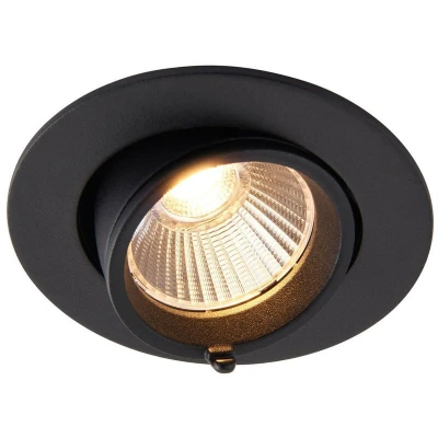 Image of Saxby Axial CCT 10.5W Round Recessed Downlight Matt Black Paint