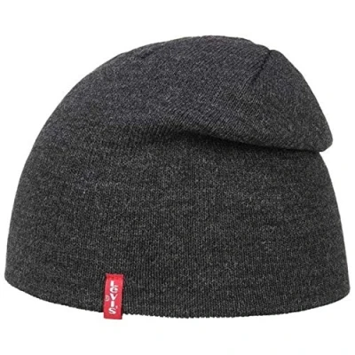 Image of Levi&#039;s Men&#039;s Otis Beanie Grey (Dark 56) L/XL