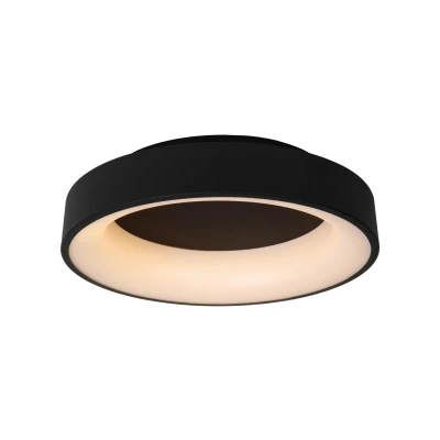 Image of Mirage Modern Flush ceiling light Ø 45cm LED Dim. 1x33W 2700K Black