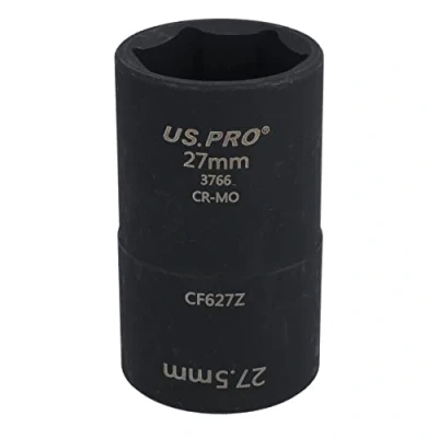 Image of 27mm x 27.5mm Wheel Hub Lug Nut Cap Flip Impact Socket Remover 1/2in Drive