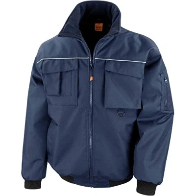 Image of Result R300X Work Guard Sabre Pilot Jacket Navy, X Large