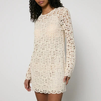 Image of MAX&amp;Co. Perim Macramé Mini Dress XL