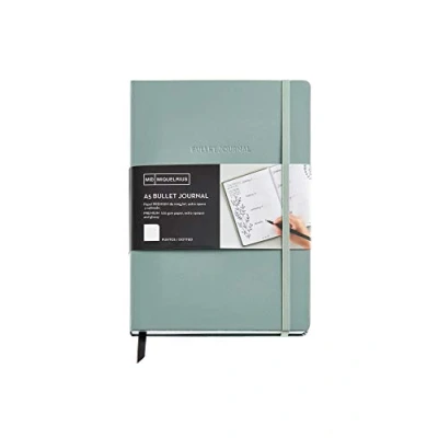 Image of Miquelrius A5 148 x 210 mm 192 Dotted Dots Pages 100 g/m2 Green