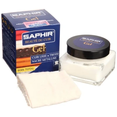 Image of Saphir Gel Polish for Metallised Leather
