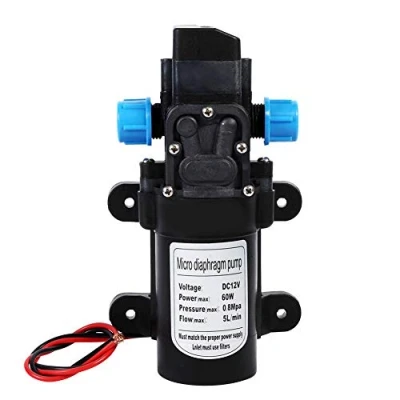 Image of 12V Water Pump, DC High Pressure Pump Self Priming 5 L/min 116 Psi Diaphragm for Caravan RV Camper Marine Boat