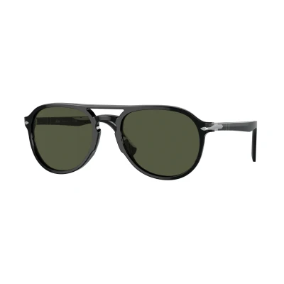 Image of Sunglasses Persol Po3235s el profesor sergio col. 95/31 Unisex Pilot Black