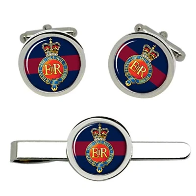 Image of Household Cavalry, British Army Cufflinks and Tie Clip Set
