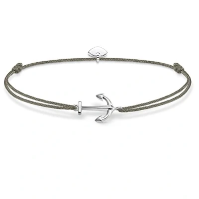 Image of Thomas Sabo Women Bracelet Little Secret Circle Zirconia 925 Sterling Silver LS010 401 11 L20v