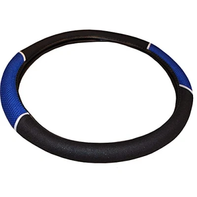 Image of XtremeAuto Car/Van Universal Steering Wheel Cover Glove (Blue).