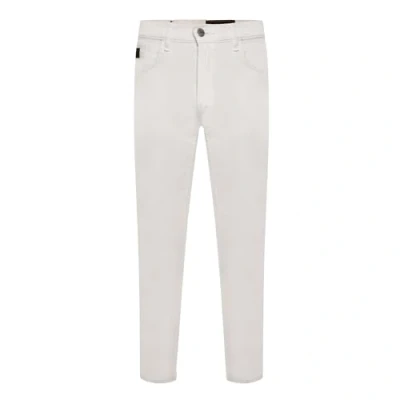 Image of Forge Mens Plus Size Jeans Classic Fashion Straight Leg Heavy Duty Denim Pants for Men, White Colour, 40W / 34L