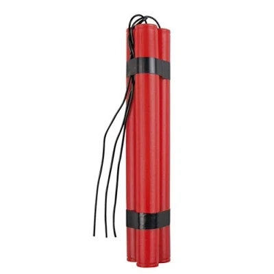 Image of Boland Fake Dynamite Stick 3 Piece Toy Set for Halloween, Carnival, and Costume Accessories, 23 cm