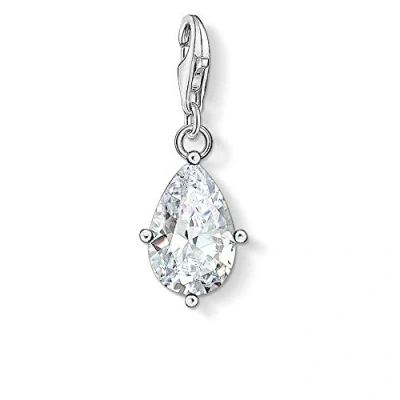 Image of Thomas Sabo Women Sterling Silver Cubic Zirconia key Chain 1848 051 14