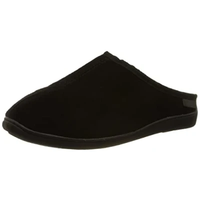 Image of Hush Puppies Men&#039;s Ashton Slipper, Black, 7 UK