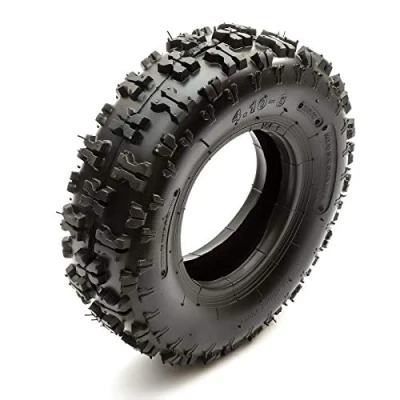 Image of Tyre 4.10 6 Ride On Lawn Mower 410 Off Road Knobbly Tread Inch Wheel