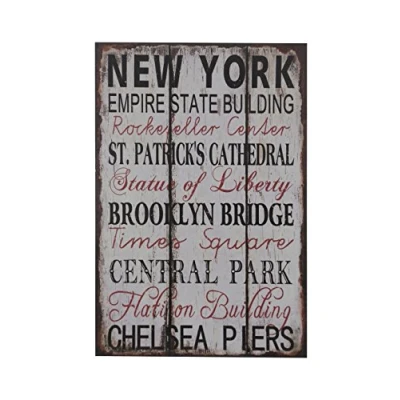 Image of Premier Housewares New York Wall Plaque