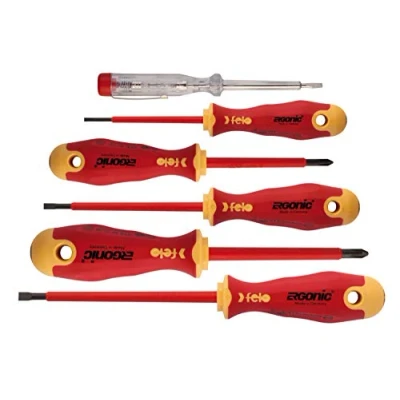 Image of Felo Screwdriver Set VDE, ERGONIC, 6 pcs SL, PH