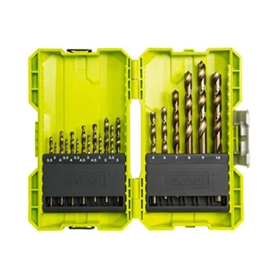 Image of Ryobi 5132004390 RAK19HSS2 19pcs HSS Drill Bit Set