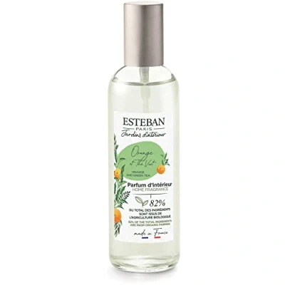Image of Esteban Paris Orange And Tea Vert Green Room Spray 100ml Made In France