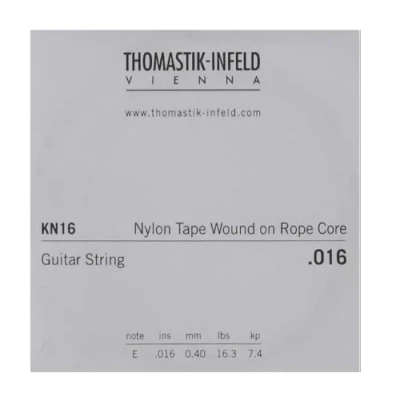 Image of Thomastik Einzelsaite G3 .018fw Edelstahl Flachdraht auf Stahlkern KF18 für Klassikgitarre Classic S Series Satz KF110