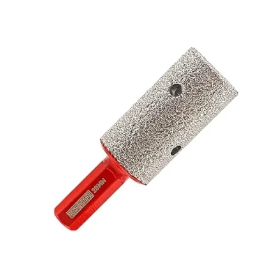 Image of DT DIATOOL Diamond Finger Milling Bit 20mm Hex Shank Enlarging Existing Holes of Porcelain Tile Marble Countertop Vacuum Brazed Grinding