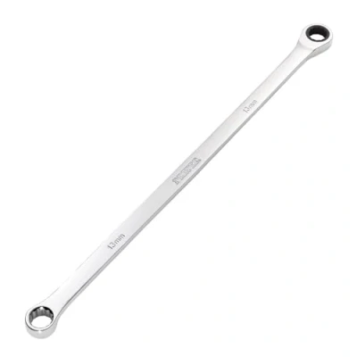 Image of Draper HI TORQ Metric Extra Long Double Ring Ratchet Spanner, 13mm