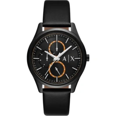 Image of Armani Exchange Dante Watch, Men&#039;s, Size: One Size, Black