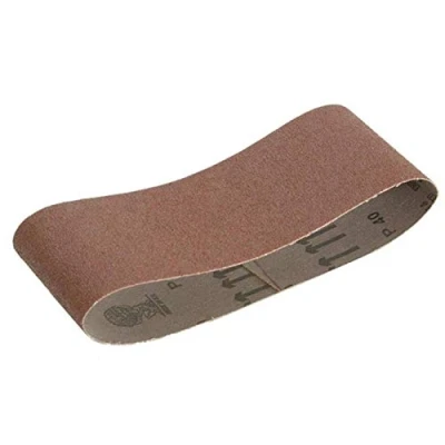 Image of Faithfull AB75457F Cloth Sanding Belt 75 x 457mm 120g (3 Pieces)