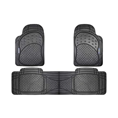Image of GOODYEAR GOD9023 Set of 3 Rubber mats, Black