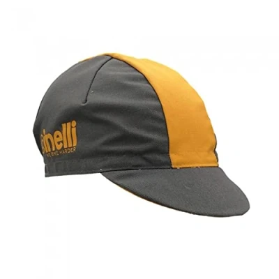 Image of Cinelli We Bike Harder Cycling Cap, Yellow Line
