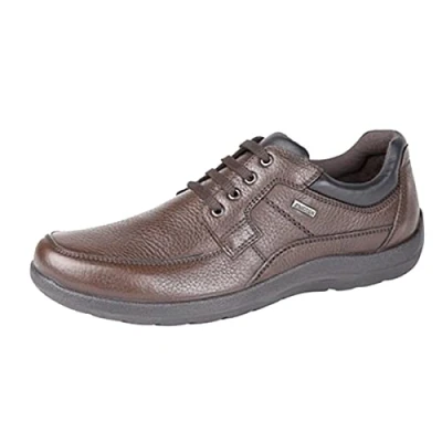 Image of Imac Darenton WATERPROOF Leather Shoes Mens Brown Size UK 9.5