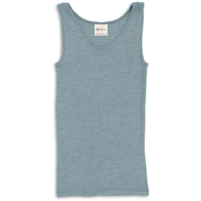 Image of Engel WOOL SILK LADIES TOP 3 COLOURS 8 20, Mountain blue, UK/10 UK