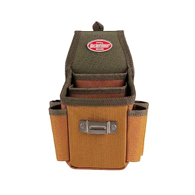 Image of Bucket Boss Utility Plus Pouch with FlapFit, Pouches Original Series (54175), Brown