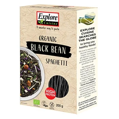 Image of Explore Asian Organic Black Bean Spaghetti 200g (Pack of 12)
