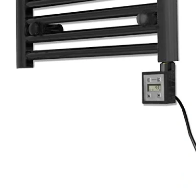 Image of Terma KTX 3 Black Timer Thermostatic Towel Rail Element Controller 24/7 (600W)