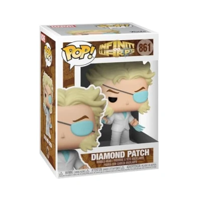 Image of Funko POP! Marvel: Infinity Warps Diamond Patch Collectable Vinyl Figure Gift Idea Official Merchandise Toys for Kids &amp; Adults Comic Books Fans Model Collectors and Display