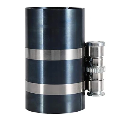 Image of Aramox Piston Ring Compressor,Manganese Steel Engine Compressor Tool Installer 53 175mm Ratcheting (4inch)