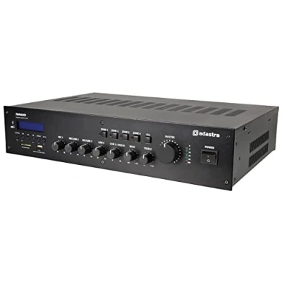 Image of Adastra RM Series 100V Mixer Amplifier the Installers with Choice DAB+, BT, USB/SD 60W
