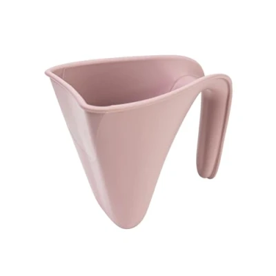 Image of Shnuggle Bath Rinse Jug Soft Rim Baby &amp; Toddler Shampoo Rinser Hair Rinsing Cup Wash with Handle Essential Accessories Blossom Pink