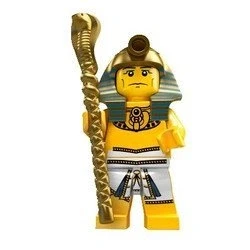 Image of LEGO Minifigure Collection Series 2 LOOSE Mini Figure Egyptian Pharaoh