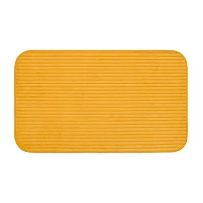 Image of Gözze Non Slip Soft Bath Mat, 100% Polyester, 60 x 100 cm Corn