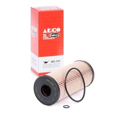 Image of 038115466, 074115562 Oil Filter ALCO MD 355 Insert AUDI: A4 B7 Saloon, Avant, B6/B7 Convertible, VOLKSWAGEN: Golf 4