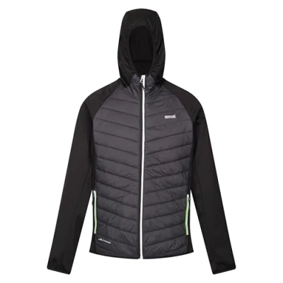 Image of Regatta Mens Andreson VIII Hybrid Padded Hooded Soft Shell Jacket